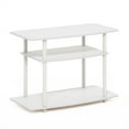 thumbnail image 5 of Furinno Turn-N-Tube No Tools 3-Tier TV Stands in White/White, 5 of 6