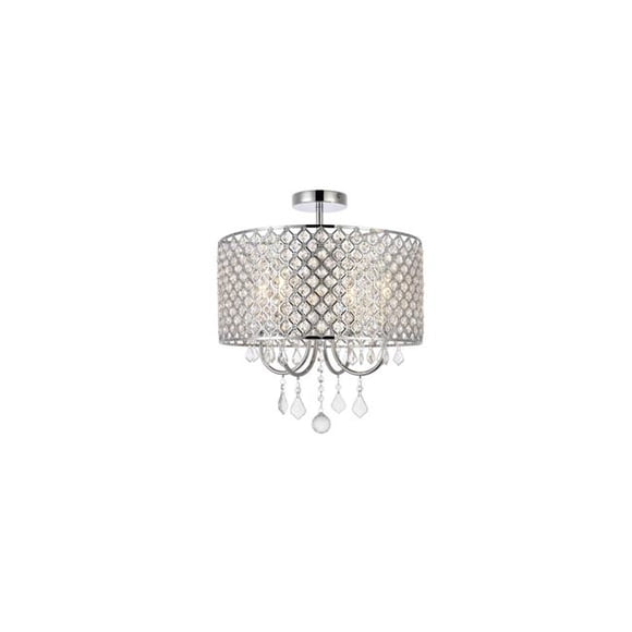 Living District LD710F17C 17 Pouces Elise Montage Encastré en Chrome