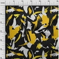 thumbnail image 3 of oneOone Silk Tabby Black Fabric Abstracts Fabric For Sewing Printed Craft Fabric By The Yard 42 Inch Wide, 3 of 6
