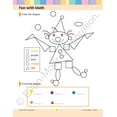 thumbnail image 2 of Evan-Moor Learning Line: Fun with Math, Kindergarten - Grade 1 Workbook, 2 of 7