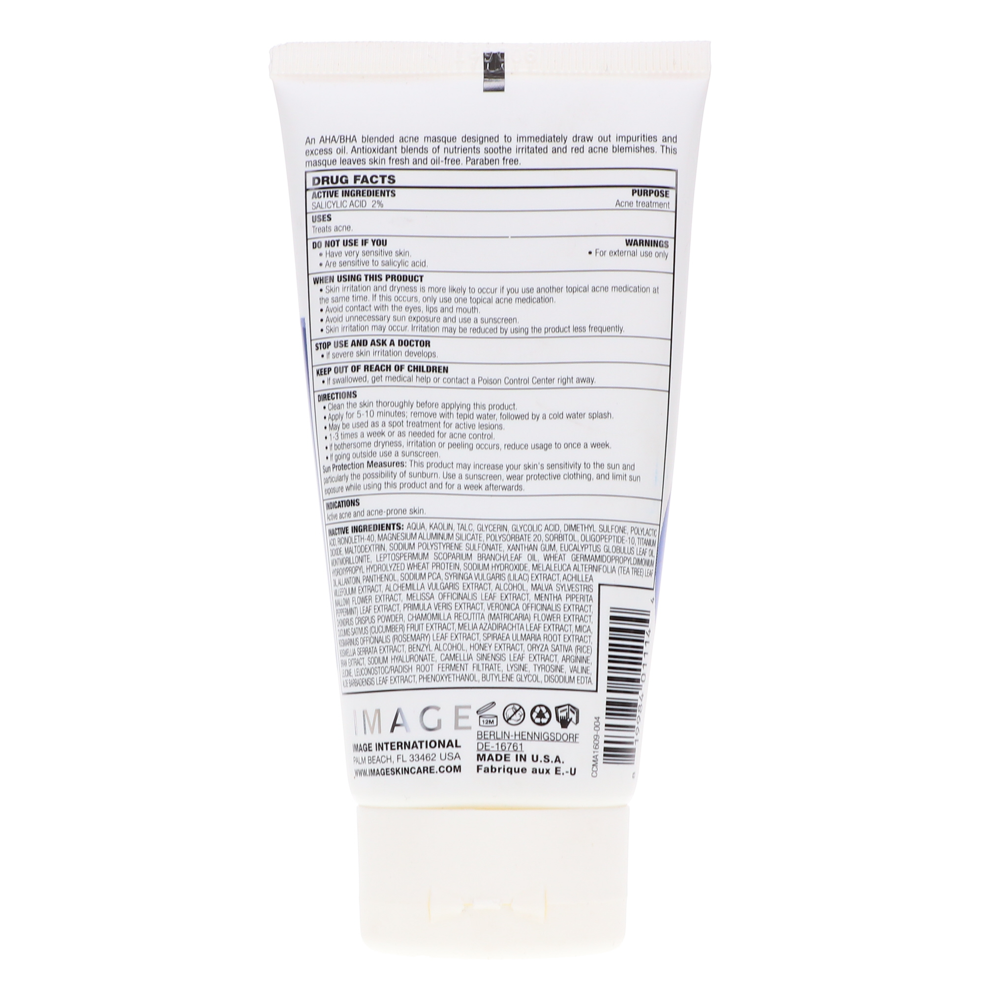 IMAGE Skincare Clear Cell Medicated Acne Masque 2 oz - image 5 of 8