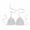 White, variant on Women's Summer Solid Color Hand Crochet Swimsuit Euramerican Swimsuit Bikini Top Black M