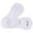 White, variant on Hue Women's Black Cushioned Sneaker Liner Socks 1 Pair One Size