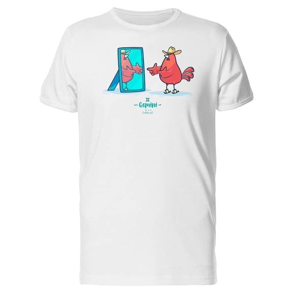 Cowboy Hen Looking At The Mirror Tee Men's -Image by Shutterstock