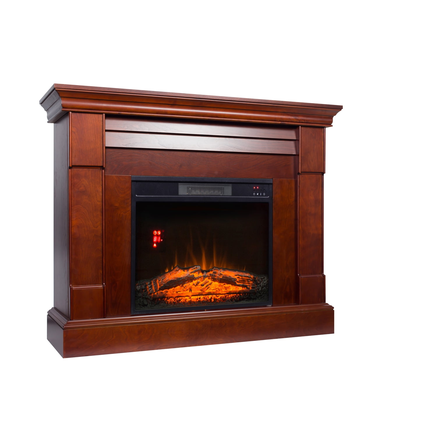 Chimneyfree Rolling Mantel With Infrared Quartz Electric
