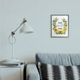 thumbnail image 2 of Stupell Industries Charming Home Sweet Home Sign Sunflower Wreath Framed Wall Art Design by Lettered and Lined, 11" x 14", Black Framed, 2 of 8