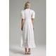 thumbnail image 3 of Vestido Bellabarnetten con mangas adornadas con flores para mujer, 3 of 3