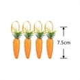 thumbnail image 2 of S-Adornos Colgantes de Zanahoria de Pascua - 12 Piezas de Zanahorias Artificiales con Purpurina de Espuma Premium para DecoracióN de Pascua, 2 of 5