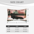 thumbnail image 4 of Daiia Black Cat Pink Bathroom Bedding Waterproof Pillow Protector Zippered Queen – Bed Bug Proof Pillow Encasement-16"x24", 4 of 6