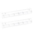 thumbnail image 1 of Organizador de gafas de sol de acrílico de 2 piezas con pegatinas, soporte de pared para gafas, para decoración del hogar, mesita de noche, armario y, 1 of 8