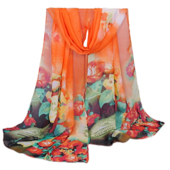 WCJM Soft Chiffon Sun-Proof Shawl Wraps Long Bridal Bridesmaid Shawl Wedding Party Everyday Accessory for Women Fashion Women Long Soft Wrap Scarf Ladies Shawl Chiffon Scarf Scarves Or