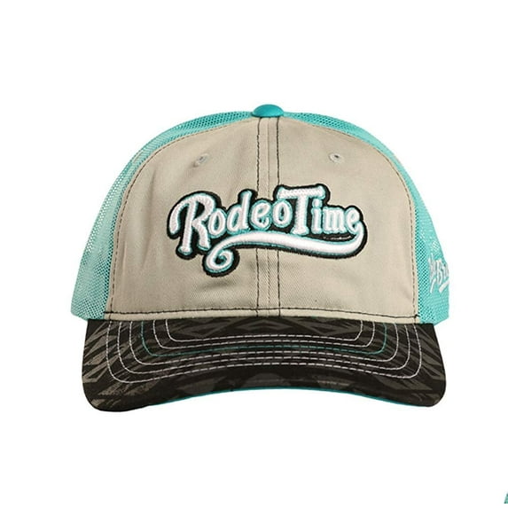 Dale Brisby by Rock and Roll Cowboy Rodeo Time Snapback Cap, Grey