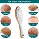 thumbnail image 4 of Lima para pies, depurador de pies de doble cara, herramienta de pedicura para el cuidado de los pies, se puede utilizar Lima de acero inoxidable para piel húmeda o seca, 4 of 5
