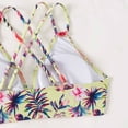 thumbnail image 5 of Lopeceal Bikinis Sets for Women Casual 3 Piece Swimsuit Tropical Beach Cover up Kimono Swimwear Bathing Suit with Boy Shorts, 5 of 8