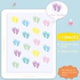 thumbnail image 2 of 198 Pcs Baby Feet Stickers - Envelope Seals & Baby Shower Invitations - Perfect for Greeting Cards & Gift Wrapping, 2 of 7