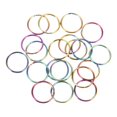 thumbnail image 2 of GASTROPOD 20Pcs Metal Split Rings Small Round Key Rings Metal Keychain Rings Keychain Round Key Rings, 2 of 7