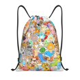 thumbnail image 1 of Pofeuu Moriah Elizabeth for Water-Resistant 210D Drawstring Bag Compact Foldable Design Gym Yoga Travel Essentials Lightweight Carryall-Medium, 1 of 6