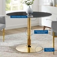 thumbnail image 4 of Verne 40" Artificial Marble Dining Table, 4 of 6
