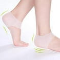 thumbnail image 2 of 2-pack Heel protection in silicone - Heel inserts - Shoe inserts - Gentle Transparent, 2 of 5