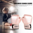 thumbnail image 5 of 2 Pcs Gants d'Entraînement de Boxe en Cuir pour Enfants (Blanc), 5 of 5