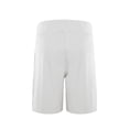 thumbnail image 6 of Womens Yoga Shorts High Waist Pocket Stretchy Solid Print Lightweight Gym Shorts for Workout Wear Beige L, 6 of 8
