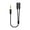 Black, variant on Joernso 3.5mm 1 Male to 2 Female Ports Headphone Microphone Audio Cable Adapter Splitter