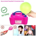 thumbnail image 2 of Zootealy Electric Balloon Inflator Kit for Decorations and Parties - Rose Red, Dual Mode, Lightweight Design, Complete Set with Metallic and Love Balloons, 2 of 6