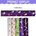thumbnail image 2 of Double‑Sided Halloween Wrapping Paper Roll 19"x16', Classic Pattern for Gift Wrapping, Party Favors and DIY Crafts, 2 of 8