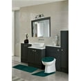 thumbnail image 3 of 3pc Bathroom rug mat set + Matching Ceramic Accesories #6 Hunter green color non slip super soft chenille washable, 3 of 3