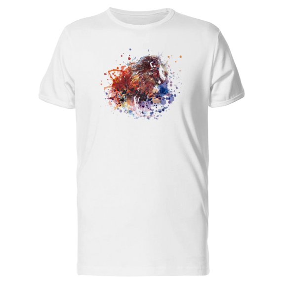 Splash Art Lion Roar Tee Men's -Image by Shutterstock