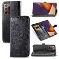 thumbnail image 1 of Samsung Galaxy Note20 Ultra Case, Dteck ShockProof Premium PU leather Magnetic Flip wallet Case with Kickstand and Flip Cover For Samsung Galaxy Note 20 Ultra 5G, Black, 1 of 9