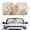 Art Flower, variant on HUIACONG Funny Black Cat Design Block UV Rays Custom Windshield Sunscreen for SUVs Car Foldable Car Windshield Sun Shade Cool Sun Visor Shield