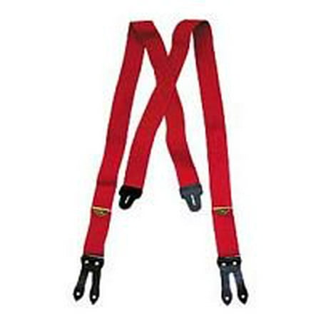 Bailey's Logger Wear Red Button Suspenders (Best Way To Wear Suspenders)