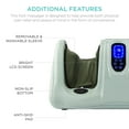 thumbnail image 6 of Best Choice Products Therapeutic Kneading & Rolling Shiatsu Foot Massager w/ High Intensity Rollers, Remote - Sage Green, 6 of 7