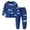 Blue, variant on Glisme 2 Pcs Boys Clothing Set Casual Car Printing Hoodie Set Round Neck Top And Pants Comfy Elastic Waist Playwear For Toddler Durable Boys Outfits Size 2-3 Years Blue