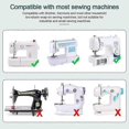 thumbnail image 4 of Pieces Presser Foot Sewing Machine Sewing Hemming Foot 4/8 6/8 8/8in Rolled Hem Presser Foot 3/4/6mm Foot, 4 of 5