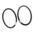 thumbnail image 5 of par de anillos embellecedores de faros delanteros 51137300631, color negro brillante, práctico anillo embellecedor de bisel de faros de repuesto para Cooper Hatchback de 5 puertas F55, 5 of 5