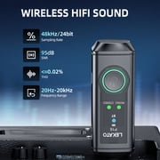 LEKATO 1 Pack for Mono, XLR Bluetooth Receiver, Wireless BT Adapter, Bluetooth 5.3, 48kHz/24bit, 165ft Range, for Mixing Console Desk, Audio Mixers, Speakers, DJ PA Systems, 15H Battery Life