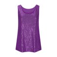 thumbnail image 5 of BOOMNY Toddler Girls Sleeveless Sequins T-Shirts Crew Neck Sparkly Tank Tops for Girl Stage Performance Tops, 5 of 6