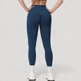 thumbnail image 5 of Women's Seamless High Waist Compression Leggings with Sculpting Back Detail and Stretch Knit Fabric - X Large, Navy, 5 of 7