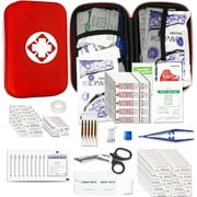 First Aid Kit for Home Emergency Survival Kit 273 Pcs Camping Essentials Small First Aid Bag YIDERBO