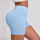 thumbnail image 2 of Pantalones Elásticos de Cintura para Mujeres Color Sólido Pantalones Cortos de Yoga de Cintura Alta Pantalones Delgados de Verano Casual, 2 of 5