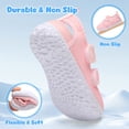 thumbnail image 5 of Barerun Toddler Water Shoes Washable Adjustable EVA Sandals,Wide Round Toe Pink,10 Toddler, 5 of 8