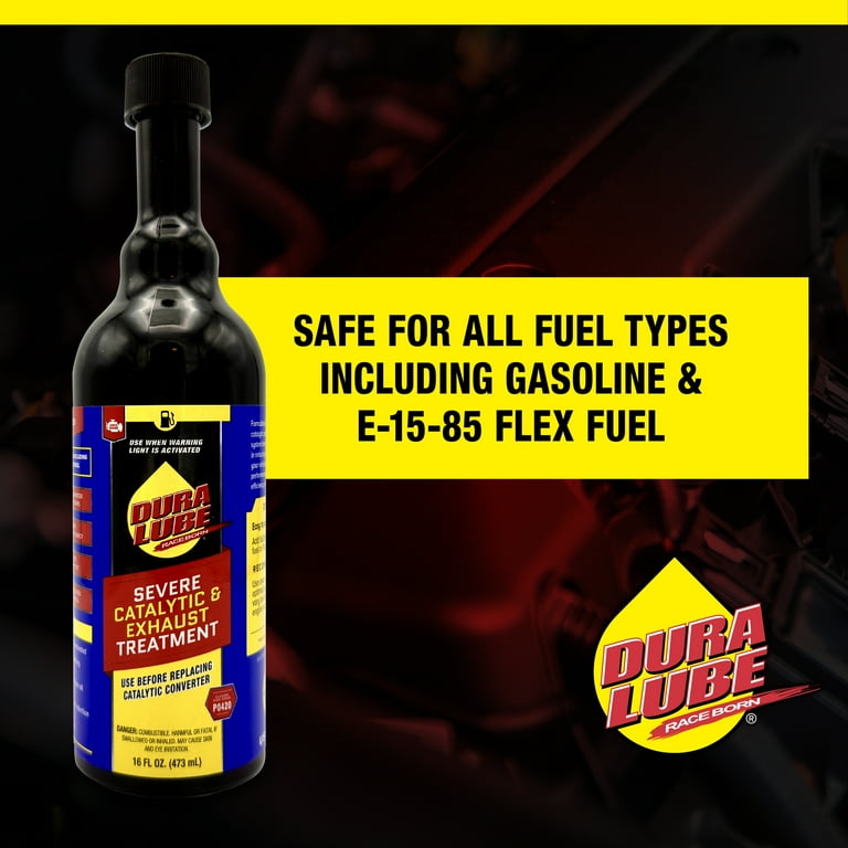 Dura Lube Catalytic Converter Cleaner, Exhaust Treatment Emissions Addititve, 16 oz