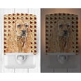 thumbnail image 2 of Carolines Treasures SC9542CNL Buff Cocker Spaniel Fall Leaves Ceramic Night Light, 2 of 2