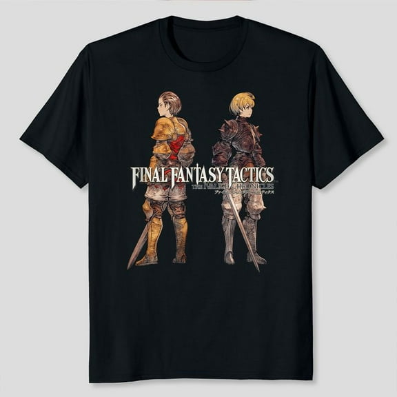 Final Fantasy Tactics: The Ivalice Chronicles Delita & Ramza T-Shirt Unisex, Sizes S-5XL, Gategoo
