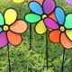 thumbnail image 4 of Colorido Rainbow Flower Spinner Windmill Garden Home Garden Patio Decoración al aire libre Toy 2 PCS Inevent CBP098541, 4 of 7