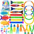thumbnail image 1 of Juguetes de natación YUJUN, 35 unidades, para niños, con bolsa de almacenamiento, 1 of 7