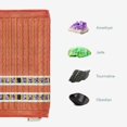 thumbnail image 4 of HealthyLine Far Infrared Heated Pillow - 18” x 10” x 4” Memory Foam Firm Mat Filled with Amethyst, Tourmaline and Obsidian Crystals – Negative Ion Therapy, EMF Blocking, 4 of 4