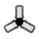 thumbnail image 2 of Ganfancp Luces Led para Garaje, Plafones Led Deformables para Garaje con Paneles Ajustables, Luces Led para Garaje Taller Sótano Soporte E27 Tornillo Enchufe Ofertas Del Día Liquidación Lámpara Plega, 2 of 7